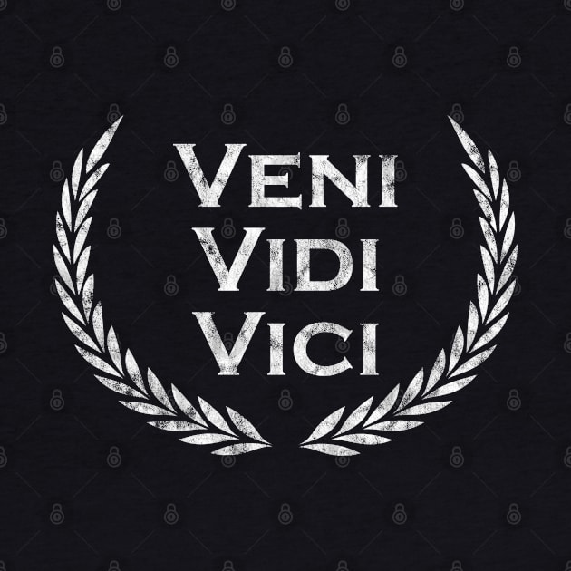 Veni Vidi Vici - Latin saying by Modern Medieval Design